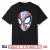 Marvel Spider Man 4Th Of July Usa Flag Print Spidey Mask Shirt
