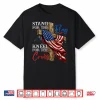 Stand For Flag Kneel For Cross 250 Years Christian 4Th July Shirt