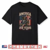 250 Years America Dachshund Patriotic Usa 4Th Of July Premium Tri Blend Shirt