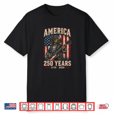 250 Years America Dachshund Patriotic Usa 4Th Of July Premium Tri Blend Shirt