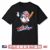 4Th Of July Baseball Drip Patriotic American Boys Kids Youth Shirt