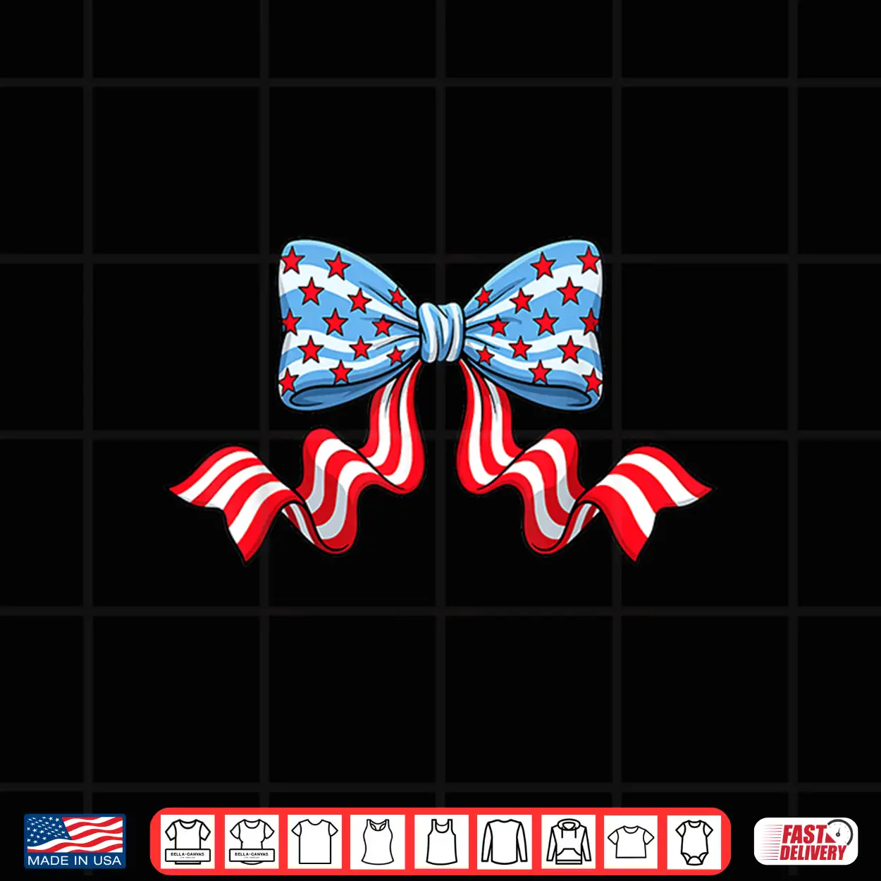 Coquette Bow Patriotic Usa American Flag 4Th Of July Women Shirt Coquette Bow Patriotic Usa American Flag 4Th Of July Women Shirt