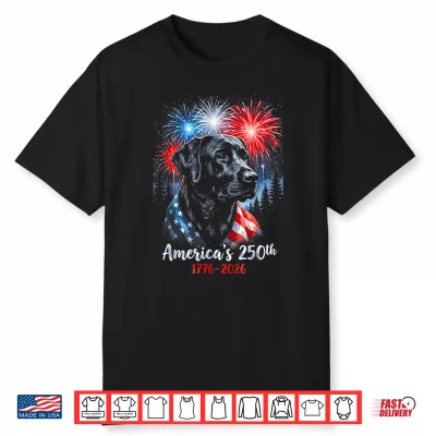 Labrador Retriever America’S 250Th Anniversary 1776 2026 Shirt