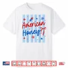 Striped American Honey Coquette Bow Flower 4Th Of July Usa Shirt