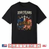 250 Years America Dachshund Patriotic Usa 4Th Of July Shirt