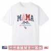 Coquette Bow Mama Red White And Due 4Th Of July Pregnancy Shirt