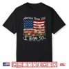 Floral America Turns 250 I Turn 50 1976 50Th Birthday Women Shirt