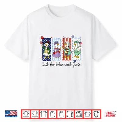 Funny Goose 4Th Of July Patriotic Usa Independent Day Meme Shirt