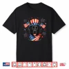 Patriotic Black Labrador Dog 4Th Of July American Flag Shirt