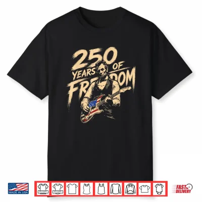 Vintage 250Th Anniversary Usa Freedom 4Th Of July 250 Years Shirt