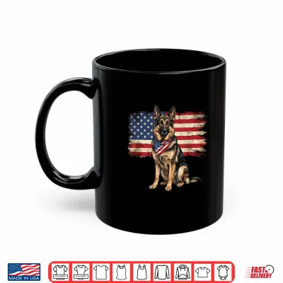 Mug Funny Liberal USA Flag Inspired Patriotic American Dog Lover Shirt