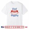 Hot Diggity Dog Funny Hot Dog Bbq Grilling 4Th Of July Shirt