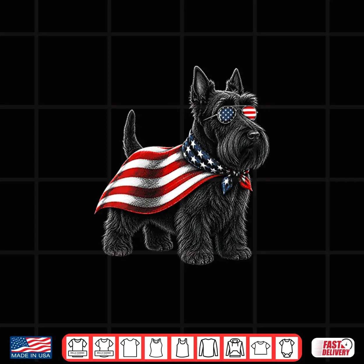 Scottish Terrier 4Th Of July Us American Flag Dog Patriotic Shirt Scottish Terrier 4Th Of July Us American Flag Dog Patriotic Shirt