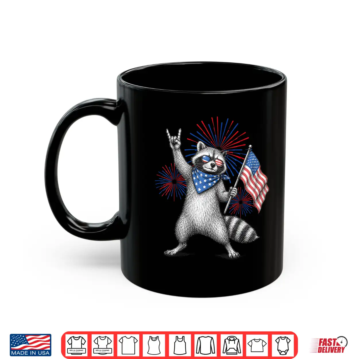 Usa Flag Patriotic Raccoon Funny 4Th Of July Men Women Kids Shirt Usa Flag Patriotic Raccoon Funny 4Th Of July Men Women Kids Shirt
