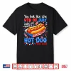 You Look Like The 4Th Of July Funny American Hot Dog Women Shirt