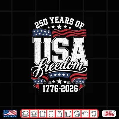 Design 250th Anniversary USA 2026 American Flag Patriotic Freedom Premium Tri Blend Shirt