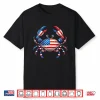 American Flag Crab Patriotic 4Th Of July Seafood Shirt