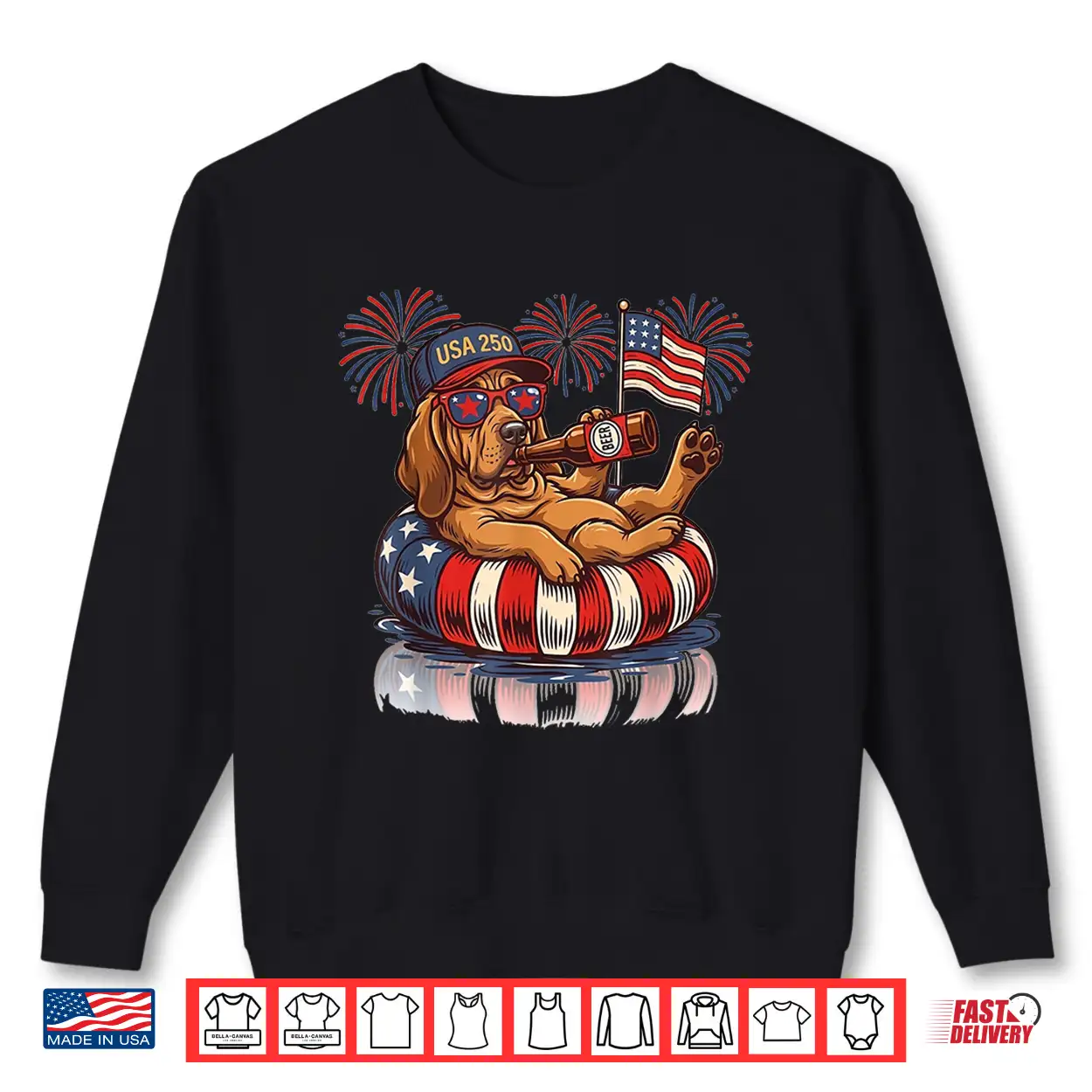 Bloodhound Dog 250Th America Patriotic Usa 4Th Of July Shirt Bloodhound Dog 250Th America Patriotic Usa 4Th Of July Shirt