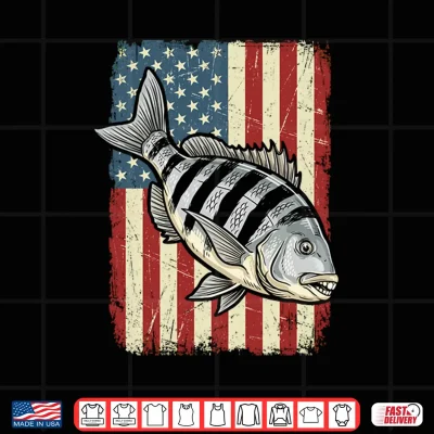 Design Sheepshead US Flag 4th of July Shirt