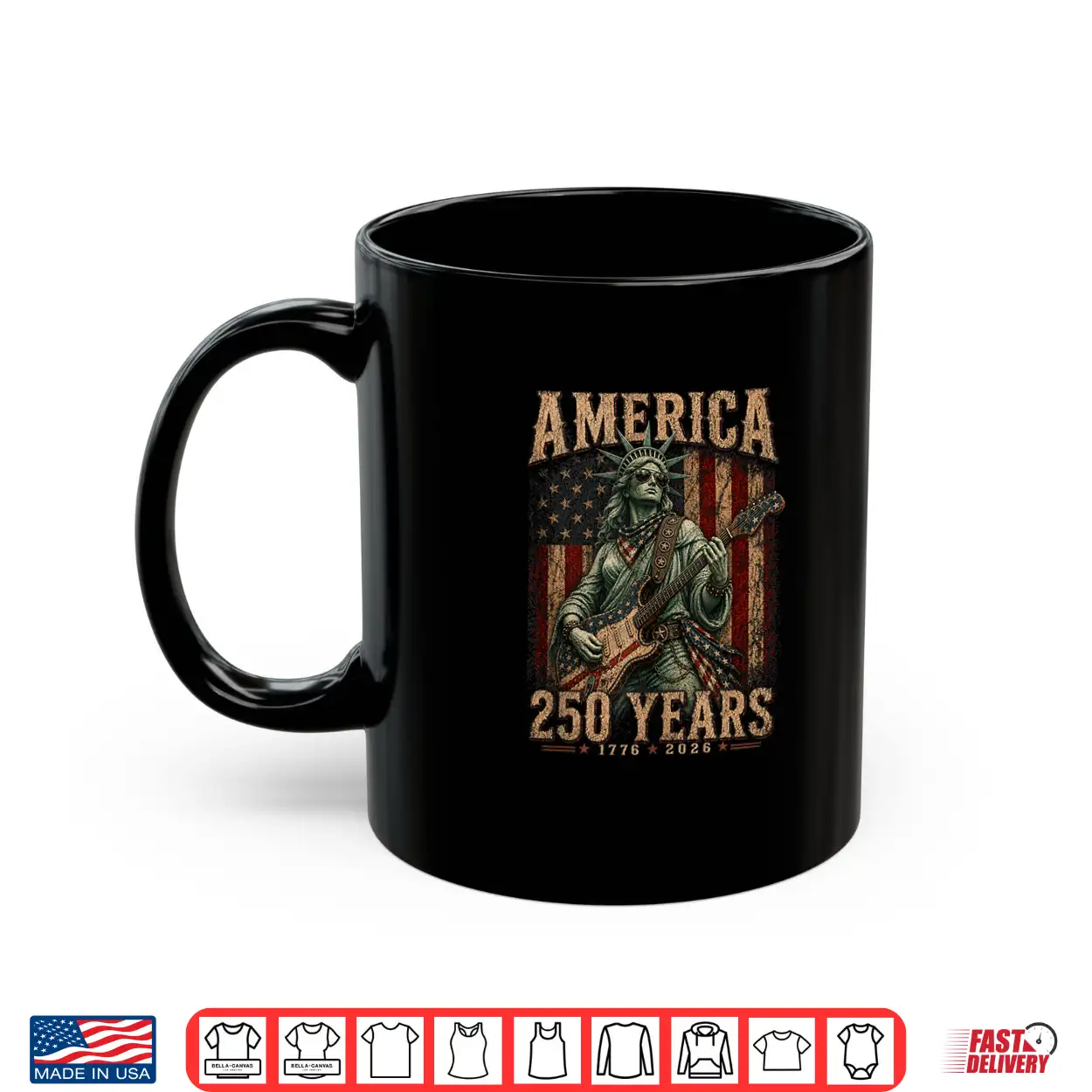 Statue Of Liberty Playing Guitar Rock 250Th Of America Shirt Statue Of Liberty Playing Guitar Rock 250Th Of America Shirt