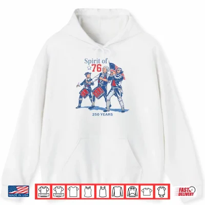 Hoodie 250 Years America 250th Anniversary 1776 2026 4th of July Shirt