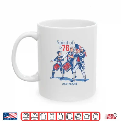 Mug 250 Years America 250th Anniversary 1776 2026 4th of July Shirt