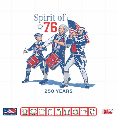 Design 250 Years America 250th Anniversary 1776 2026 4th of July Shirt