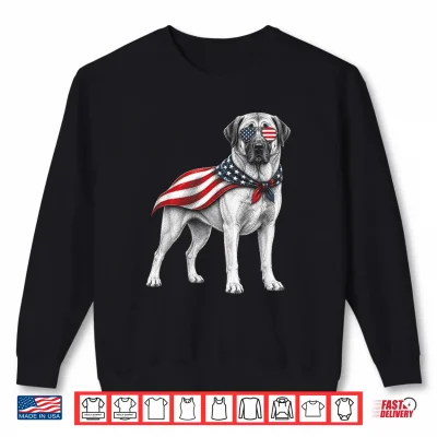 Sweatshirt Anatolian Shepherd 4th of July US American Flag Patriotic Shirt