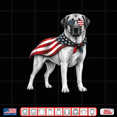 Design Anatolian Shepherd 4th of July US American Flag Patriotic Shirt