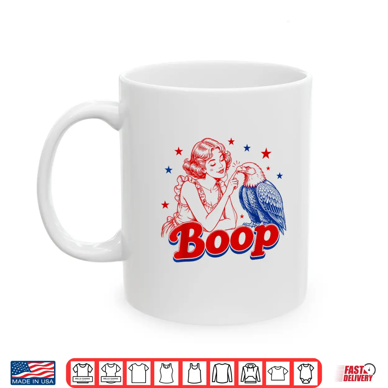 Boop Statue Of Liberty And Eagle Funny Patriotic Retro Art Shirt Boop Statue Of Liberty And Eagle Funny Patriotic Retro Art Shirt