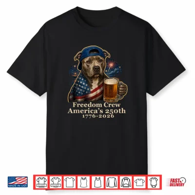 Pit Bull Dog America’S 250Th Anniversary 1776 2026 Shirt