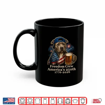 Pit Bull Dog America'S 250Th Anniversary 1776 2026 Shirt 3 Mug Pit Bull Dog Americas 250th Anniversary 1776 2026 Shirt