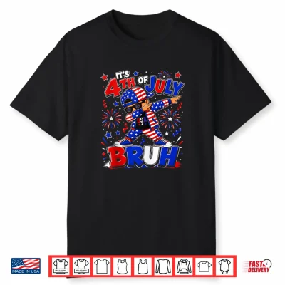 Bruh 4Th Of July Boys Kids Youth Patriotic Fourth Of July Shirt