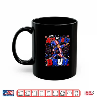 Mug Bruh 4th of July Boys Kids Youth Patriotic Fourth of July Shirt