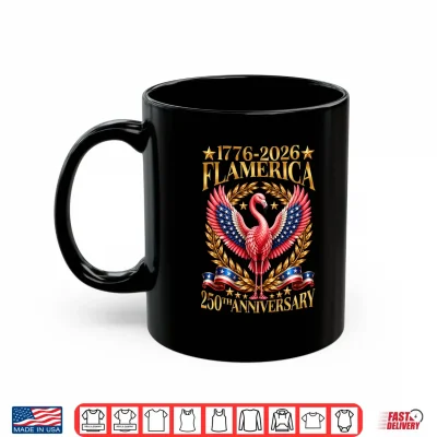 Mug Flamerica 250th Anniversary American Flamingo 4th of July Shirt