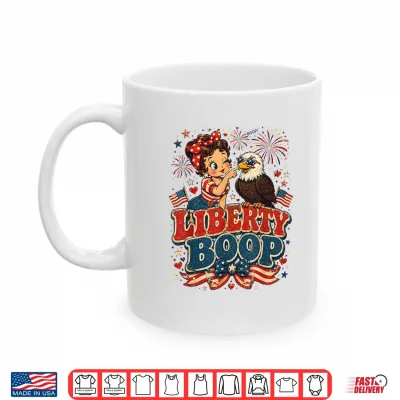 Mug Funny 4th of July Eagle with Woman Boop Shirt