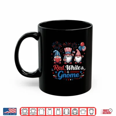 Funny 4Th Of July Gnomes Usa Flag Patriotic With Fireworks Shirt 3 Mug Funny 4th of July Gnomes USA Flag Patriotic with Fireworks Shirt