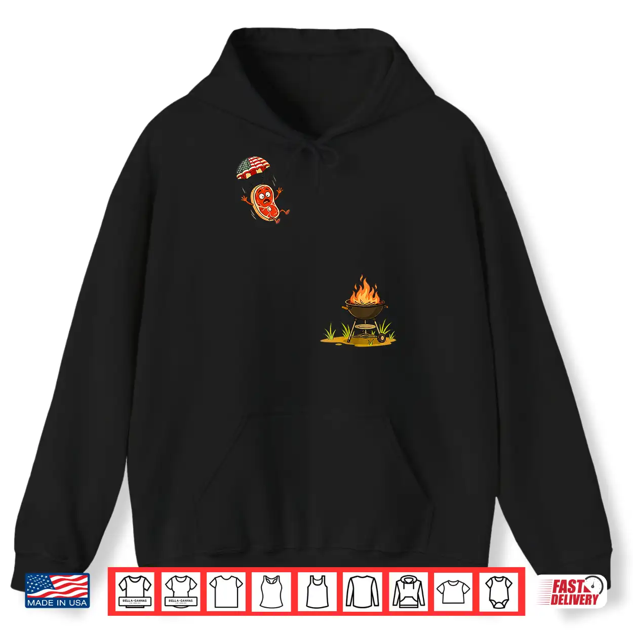 Funny Steak Skydiving Bbq Fourth Of July Humor Shirt Funny Steak Skydiving Bbq Fourth Of July Humor Shirt