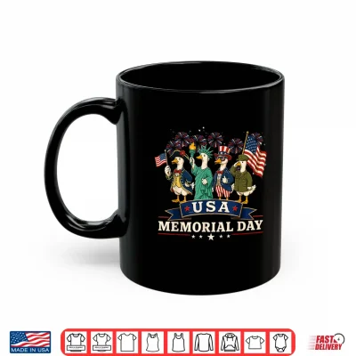 Funny Goose 4Th Of July Goose American Flag Usa Memorial Day Shirt 3 Mug Funny Goose 4th of July Goose American Flag USA Memorial Day Shirt