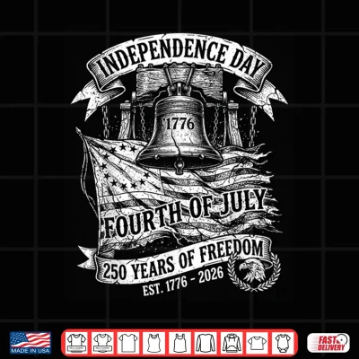 Design Independence Day 250th Anniversary USA Patriotic 4th of July Shirt