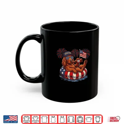 Mug Irish Setter Dog 250th America Patriotic USA 4th of July Premium Tri Blend Shirt