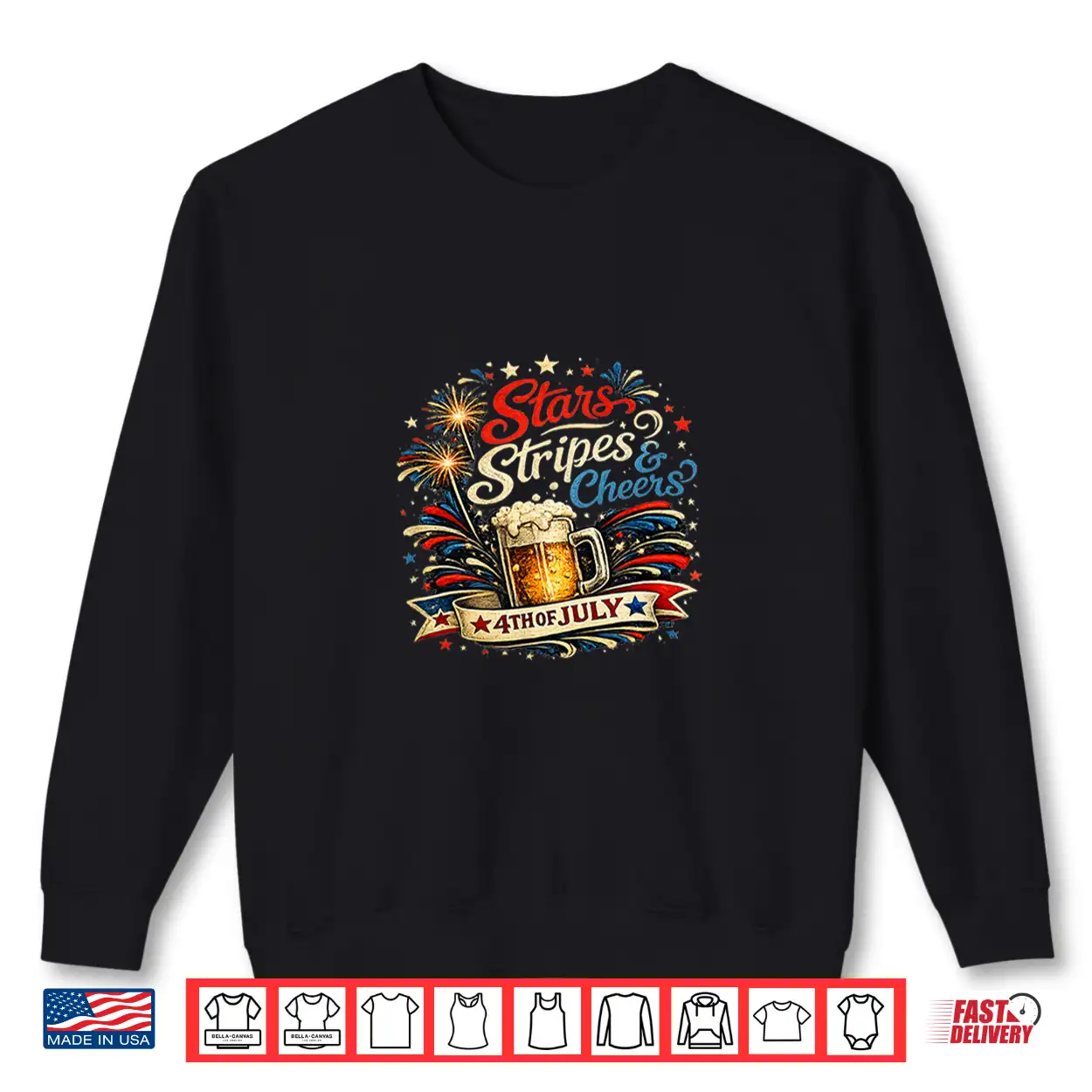 Stars Stripes And Cheers 4Th Of July Shirt Shirt Stars Stripes And Cheers 4Th Of July Shirt Shirt