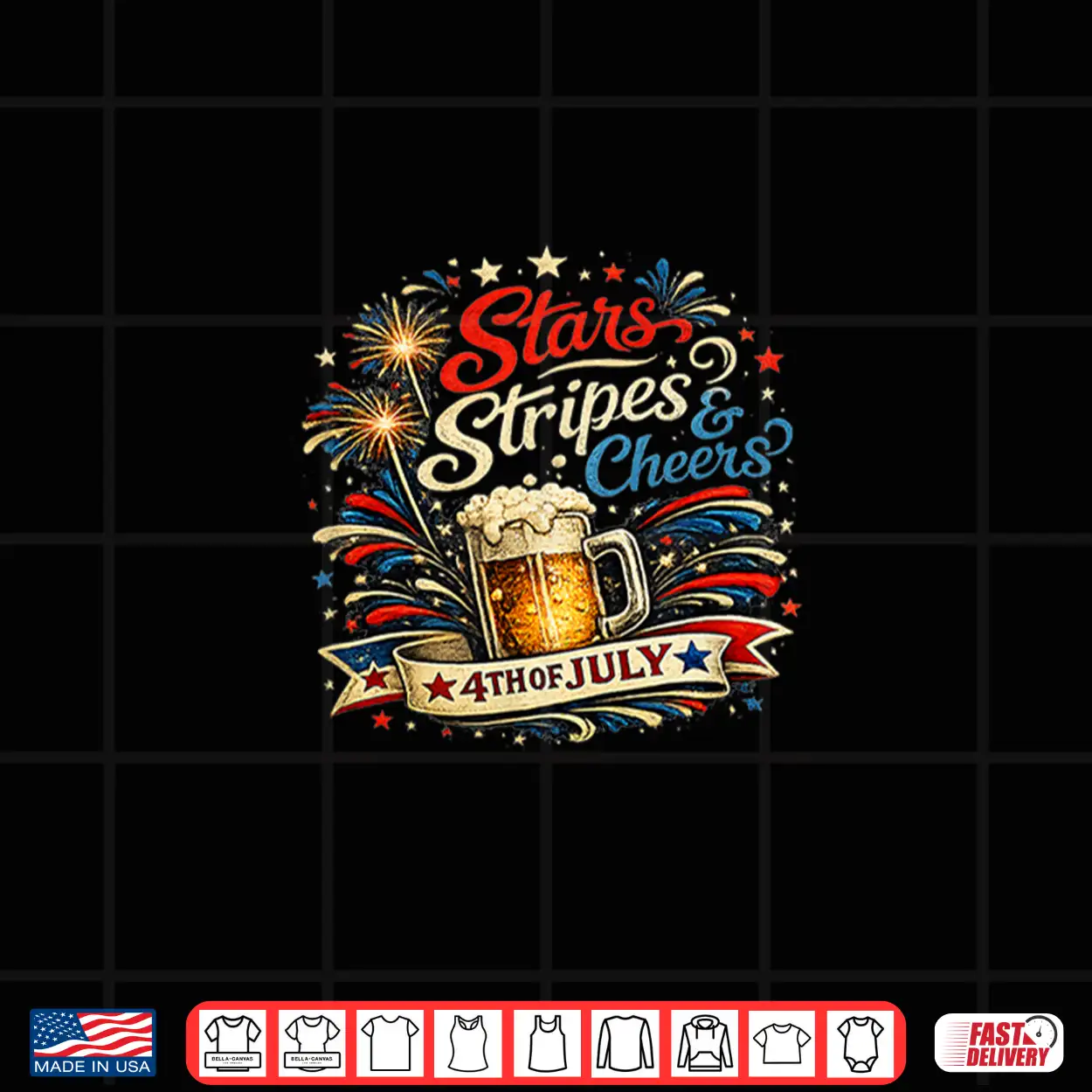 Stars Stripes And Cheers 4Th Of July Shirt Shirt Stars Stripes And Cheers 4Th Of July Shirt Shirt