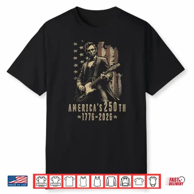 Usa 250Th Anniversary Patriotic 4Th Of July Abraham Lincoln Shirt