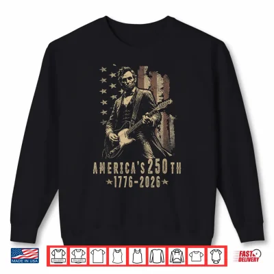 Sweatshirt USA 250th Anniversary Patriotic 4th of July Abraham Lincoln Shirt
