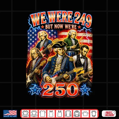 Design 250 Years American Anniversary Funny 4th of July Bootleg Shirt