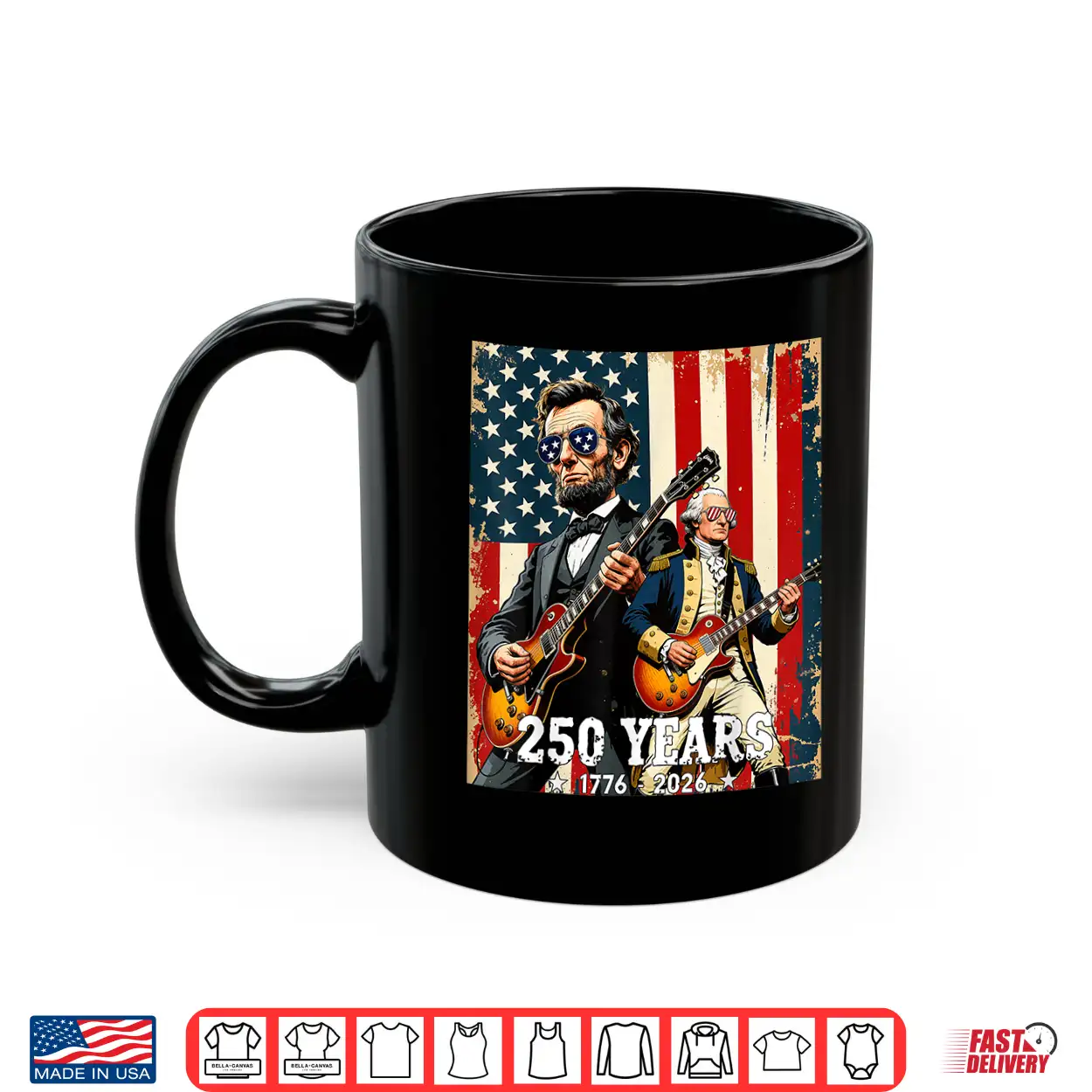 George Washington Abraham Lincoln Playing Guitar 4Th Of July Shirt George Washington Abraham Lincoln Playing Guitar 4Th Of July Shirt