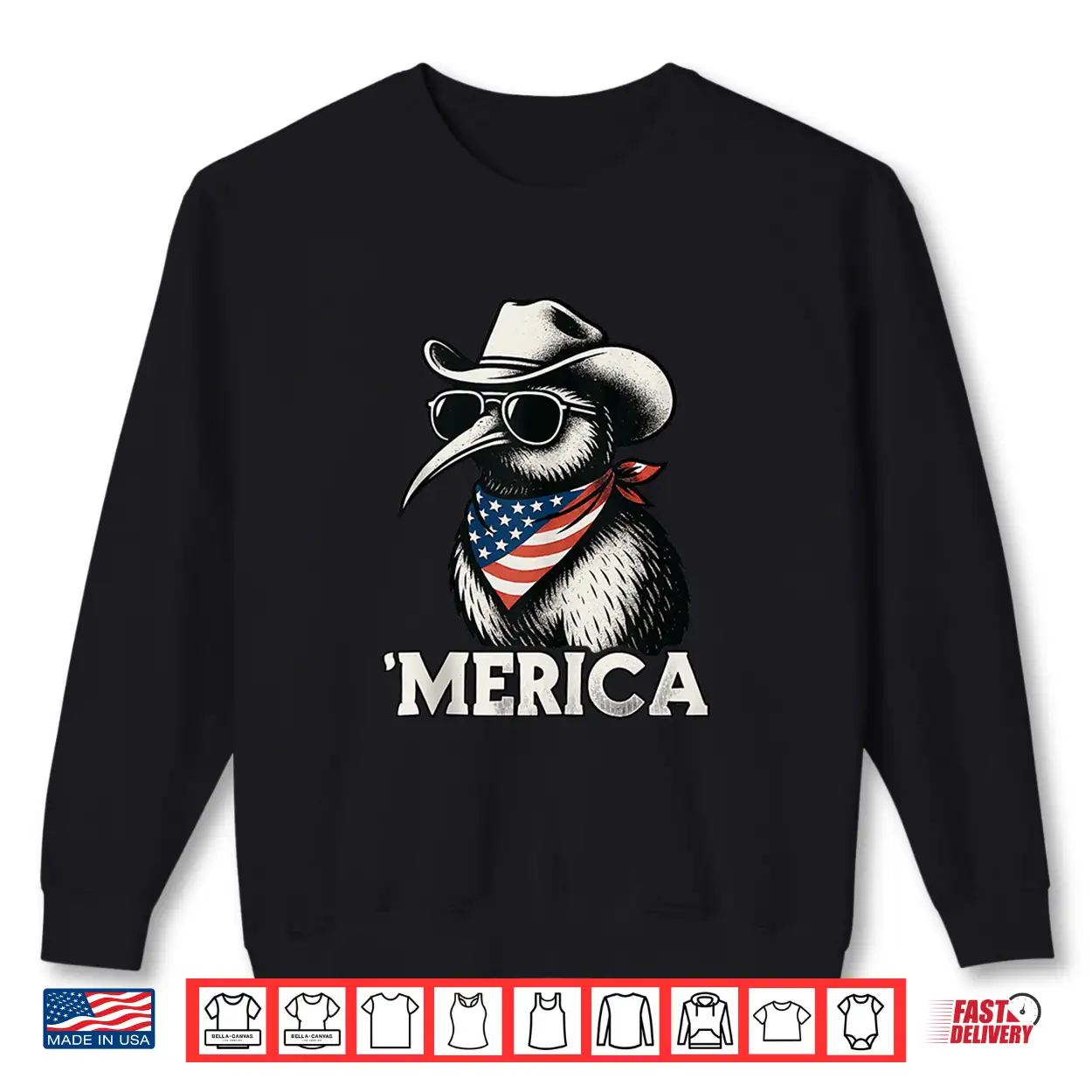 Kiwi Bird American Flag Bandana Sunglasses Cowboy Hat Shirt Kiwi Bird American Flag Bandana Sunglasses Cowboy Hat Shirt