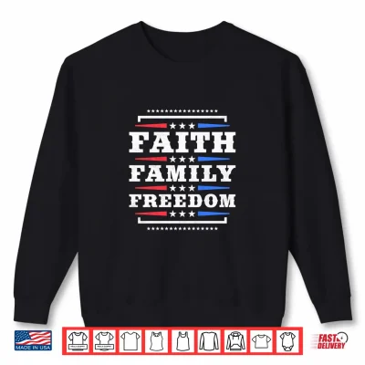 Mens Faith Family Freedom Independence Day Performance Shirt 2 Sweatshirt Mens Faith Family Freedom Independence Day Performance Shirt