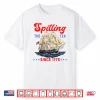Spilling The Tea Since 1773 Funny 4Th Of July Men Women Kids Shirt
